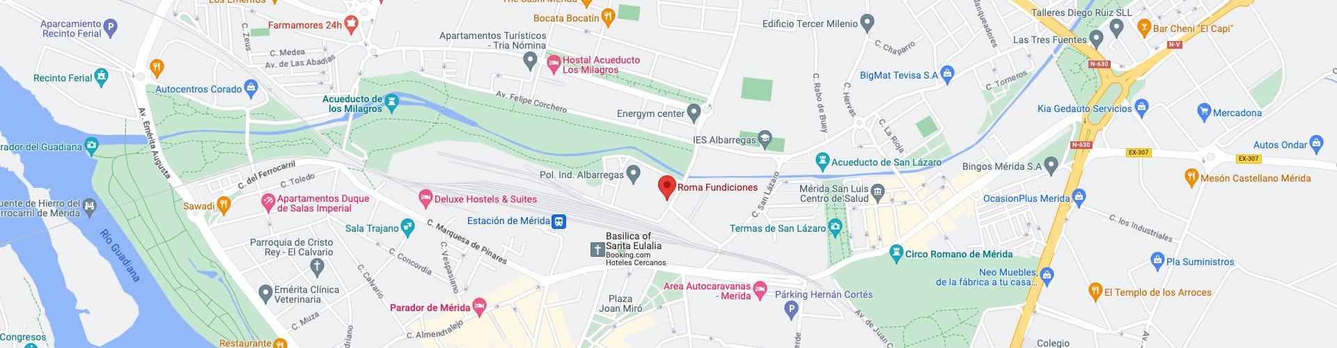 Localización Fundiciones Roma